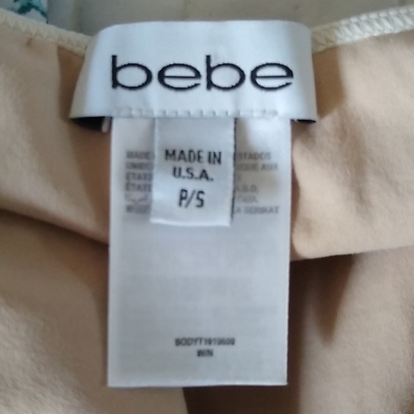 White bebe strech dress - Picture 3 of 3